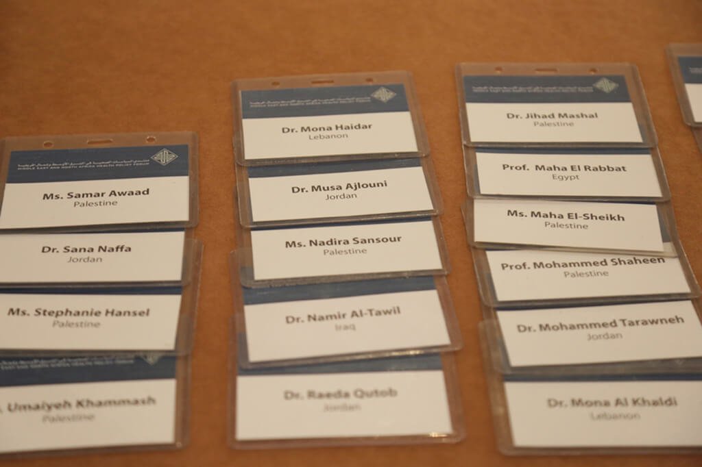 MENA HPF Meeting – Amman, Jordan